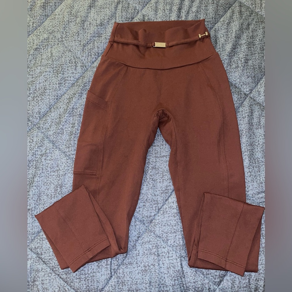 Bombshell Sportswear Barbell Leggings in Chocolate